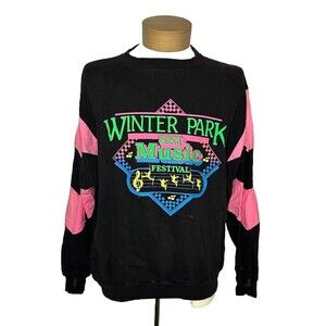 Vintage 80's Winter Park Ski Music Festival Sweatshirt